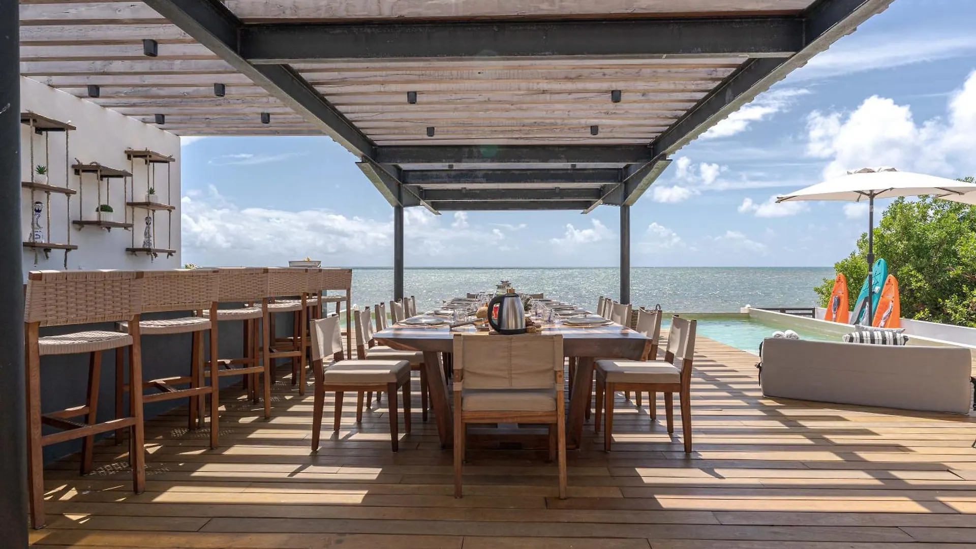 Beachfront Luxury Villa With Pool With Private Cooker & Staff Puerto Morelos Mexico