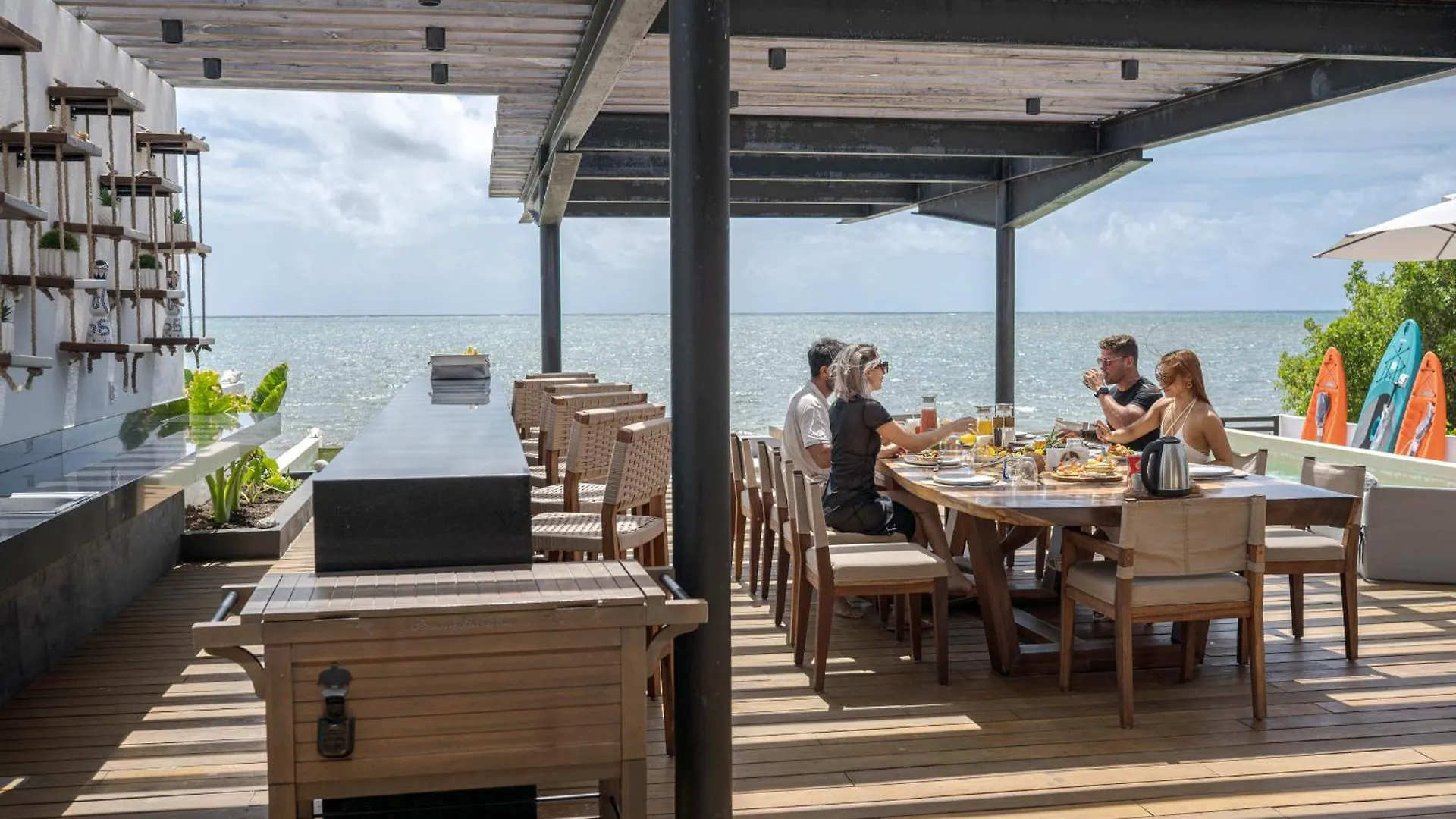 Beachfront Luxury Villa With Pool With Private Cooker & Staff Puerto Morelos 0*,  Mexico